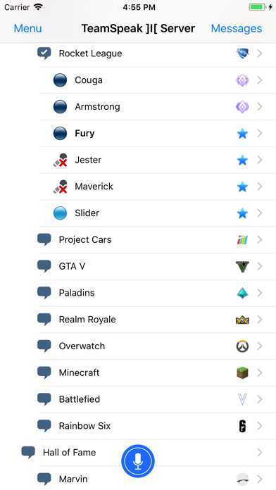 Скриншот TeamSpeak 3 2